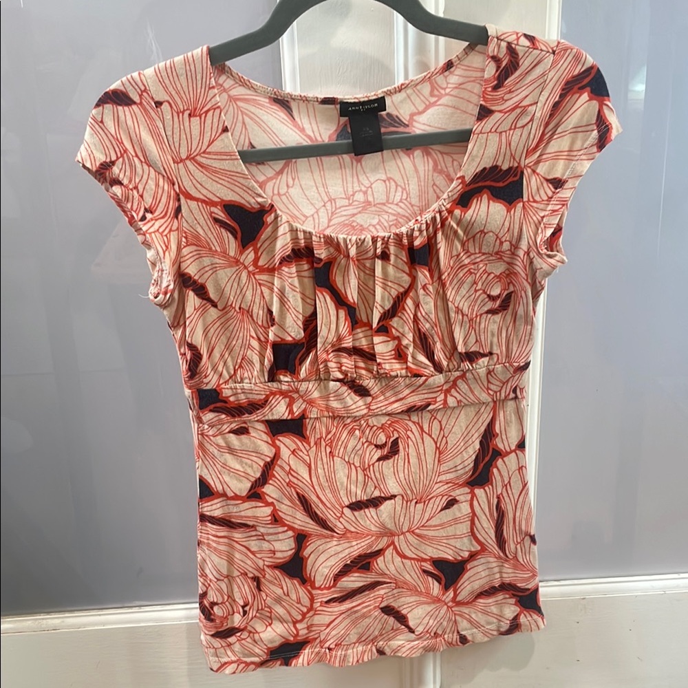 Floral Print Women's Top